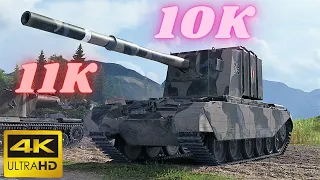 FV4005 Stage II 10K Damage 6 Kills & FV4005 - 11K & FV4005  World of Tanks Replays ,WOT tank games