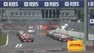 Lewis Hamilton 1st win - 2007 F1 Canada Grand Prix Race Part 1