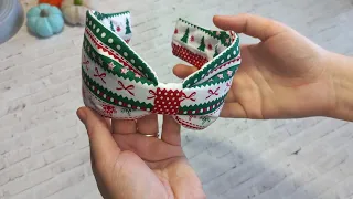 DIY/ОБОДОК СВОИМИ РУКАМИ #ручнаяработа #шьюсама #diy #sewing