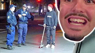 COPS VS SCOOTERS! *TEETH KNOCKED OUT*