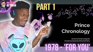 Prince Reaction - My Purple Journey Part 1 (1978 'For You' Album) 😲This is How He Started?! 💜