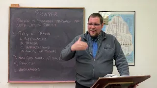 Discipleship Class 6 - Prayer - Martin Read (Part 2)