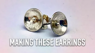 Making Silver Stud Earrings | Jewelry Making