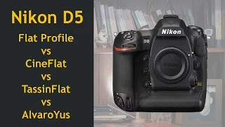 Nikon D5 Flat Profile vs PhotoIO CineFlat vs TassinFlat vs AlvaroYus