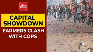 Farmers Protest Live Updates| Farmers Clash With Cops In Heart Of Delhi, Protesters Pelt Stones