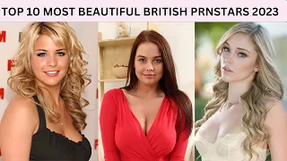 Top 10 Most Beautiful British PrnStars 2023 || Ever Comparison Data