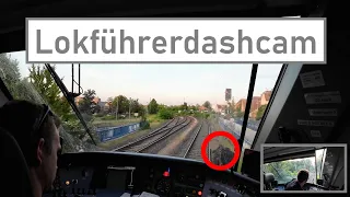 Train Driver´s Dashcam #5 | Emergency Brake and people on tracks