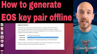 How to generate an EOS key pair safely OFFLINE. (make a new private key and public address)