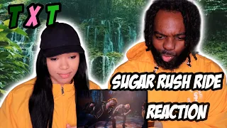 FIRST TIME HEARING TXT (투모로우바이투게더) 'Sugar Rush Ride' Official MV REACTION!!!