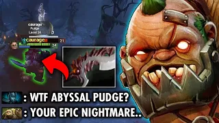 PHANTOM ASSASSIN EPIC NIGHTMARE! CANCER BUILD ABYSSAL BLADE PUDGE NO MERCY | GENIUS PUDGE