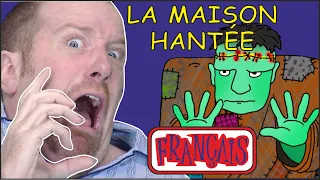 Maison Hantée pour les Enfants | Chansons d'Halloween | Le français avec Steve and Maggie Français