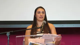 trojancandy.com:  USC Women's Volleyball Senior Nikki Leonard Gives her Speech