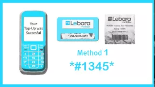 How to top up a Lebara SIM card using a voucher or scratch card