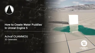 How to Create Water Puddles In Unreal Engine 5 - Very easy method