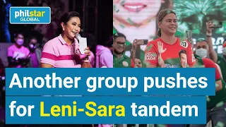 Group sees true unity in Leni-Sara tandem