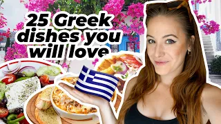 25 GREEK Dishes To Try 🇬🇷 | Food + Drink in Greece