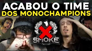 FIM DO TIME DOS MONOCHAMPIONS, AYEL VERDADEIRO HEROI, JUKES INCRÉDULO- RENECRODILO LEAGUE OF LEGENDS