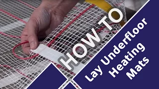 How to Lay and Install Underfloor Heating #underfloorheating #howto