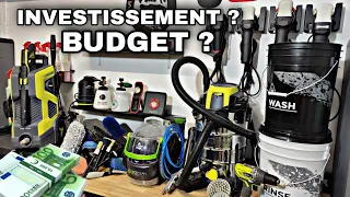 QUEL BUDGET / INVESTISSEMENT pour se lancer dans L'ESTHÉTIQUE AUTOMOBILE / DETAILING ?