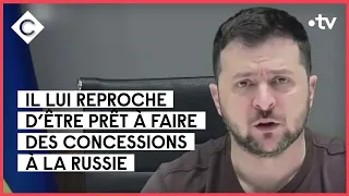 La charge de Volodymyr Zelensky contre Emmanuel Macron - C à vous - 13/05/2022