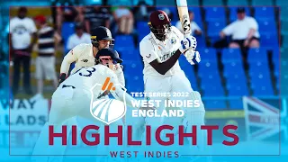 Extended Highlights | West Indies v England | Brathwaite Leads From the Front | 1st Apex Test Day 2