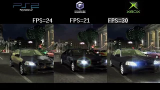 NFS Underground Frame Rate PS2 vs GC vs Xbox [6GCW]