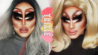 Повторила макияж Trixie Mattel / Реакция на макияж / Trixie Mattel drag queen makeup tutorial