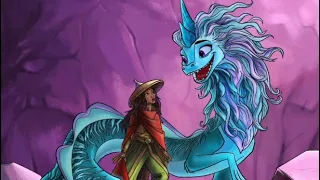 Happy Color App | Disney Raya and the Last Dragon Compilation | Color By Numbers | Animated