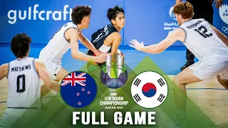 New Zealand v Korea | Full Basketball Game | FIBA U16 Asian Championship 2023 2023