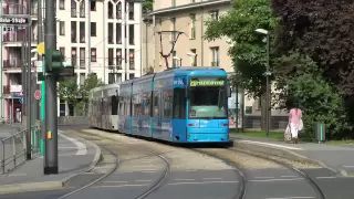 Straßenbahn Frankfurt (Main) - Linie 20 mit Doppeltraktionen XXL (2012) (HD)