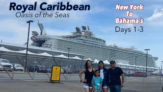 New York to Bahamas Cruise - Royal Caribbean Oasis of the Seas (Days 1-3): July 2022