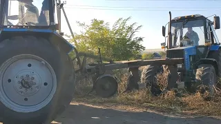 Косимо з Батьой огороди.МТЗ 82 та косарка Віракс.