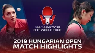Bernadette Szocs vs Chen Meng | 2019 ITTF World Tour Hungarian Open Highlights (1/4)