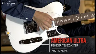 Fender American Ultra Telecaster Arctic Pearl Demo