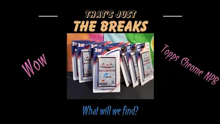 Opening Topps Chrome NPB Packs