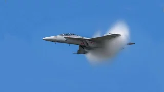 F/A-18F Super Hornet High Speed Pass W/ Live Pilot Comm - Homestead, 2016