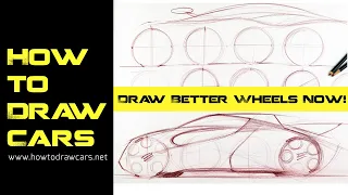 Pro Designer Teaches You the Secrets of Drawing Wheels - Car Design Drawing