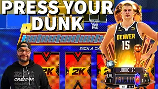 PRESS YOUR DUNK Pack Opening & FINALS MVP Nikola Jokic Gameplay | NBA 2K Mobile