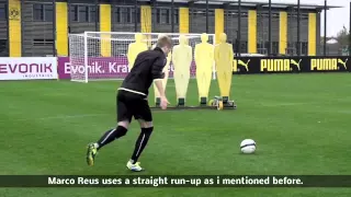 WWW IZLEVIDEO NET How To Shoot Like Marco Reus   Top Spin Free Kick Tutorial   freekickerz