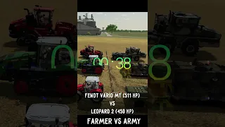 ТРАКТОР против ТАНКА / FERMERS vs ARMY #тёмин #farmingsimulator