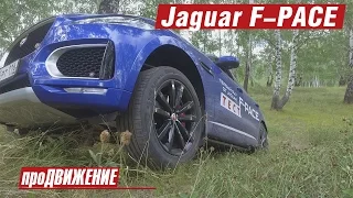 Ох, нелегкая это работа - Ягуара тащить на болото! Тест-Драйв Jaguar F-PACE 2016 про.Движение