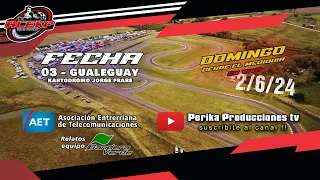 EN VIVO - Finales del Karting Entrerriano - Fecha 03 - ACEKP 2024 - Kartodromo Gualeguay