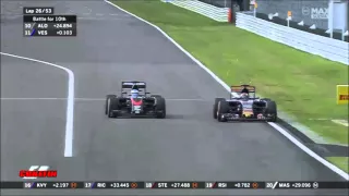 Alonso: ''GP2 Engine! ARGH!!!!'' team radio Japanese GP 2015