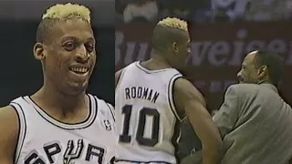 Rodman Spurs Debut - Birth of Demolition Man