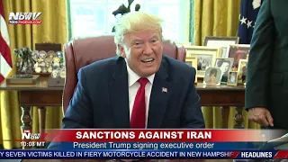 IRAN SANCTIONS: Trump signs executive order issuing "hard hitting" sanctions on Iran