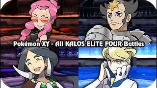 Pokémon X/Y - All Elite Four Battles