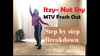 Itzy- Not Shy MTV Fresh Out version Tutorial [Mirrored]