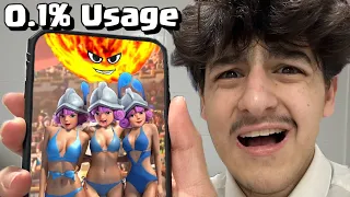 Beating Clash Royale Only Using The Worst Cards