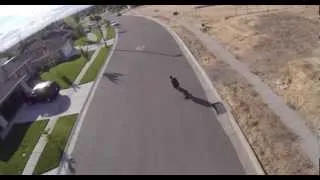 The Poor Man's Helicam // GoPro Hero3 Longboard 2K Cin Test // NO Color Correction