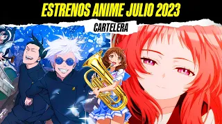 CARTELERA ANIME VERANO 2023 - ESTRENOS ANIME JULIO